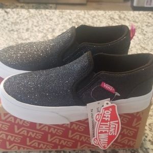 glitter asher vans